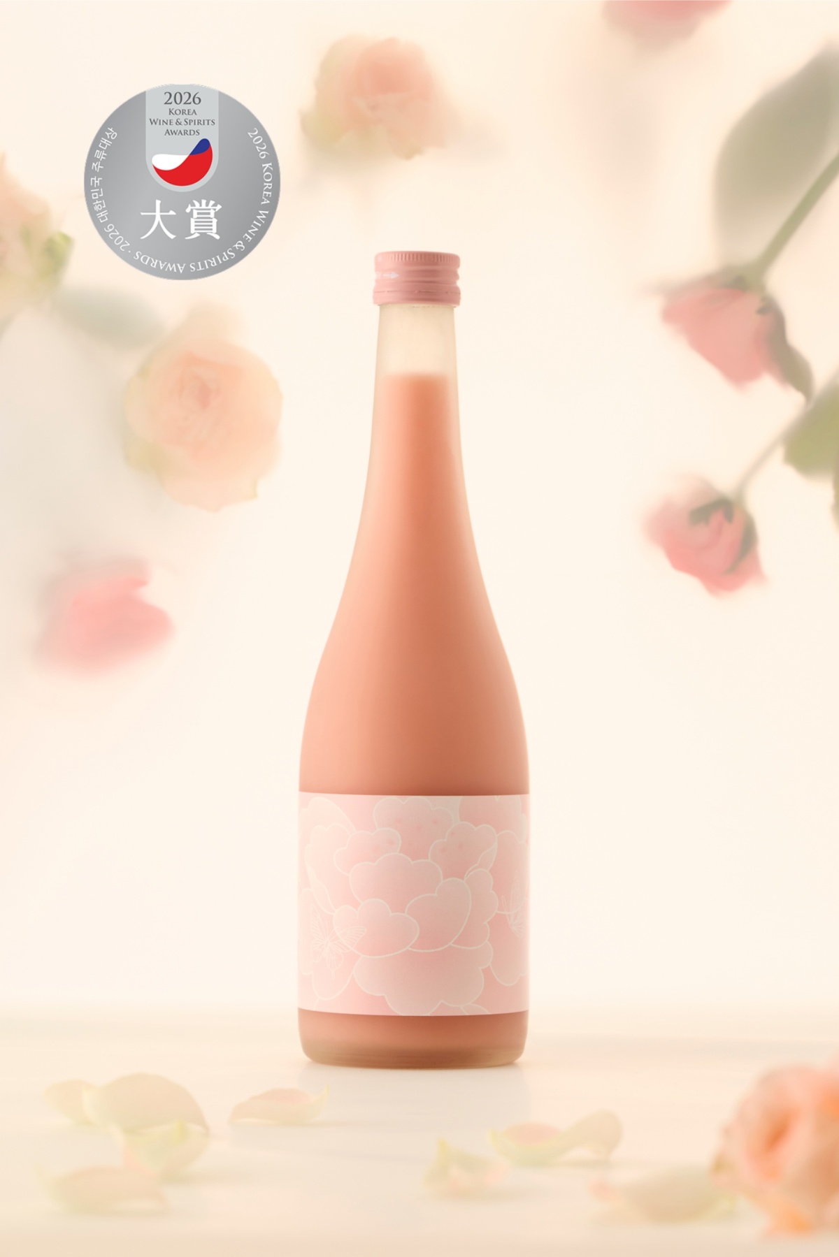 경탁주 로제 12도 제품 사진. 경 제공