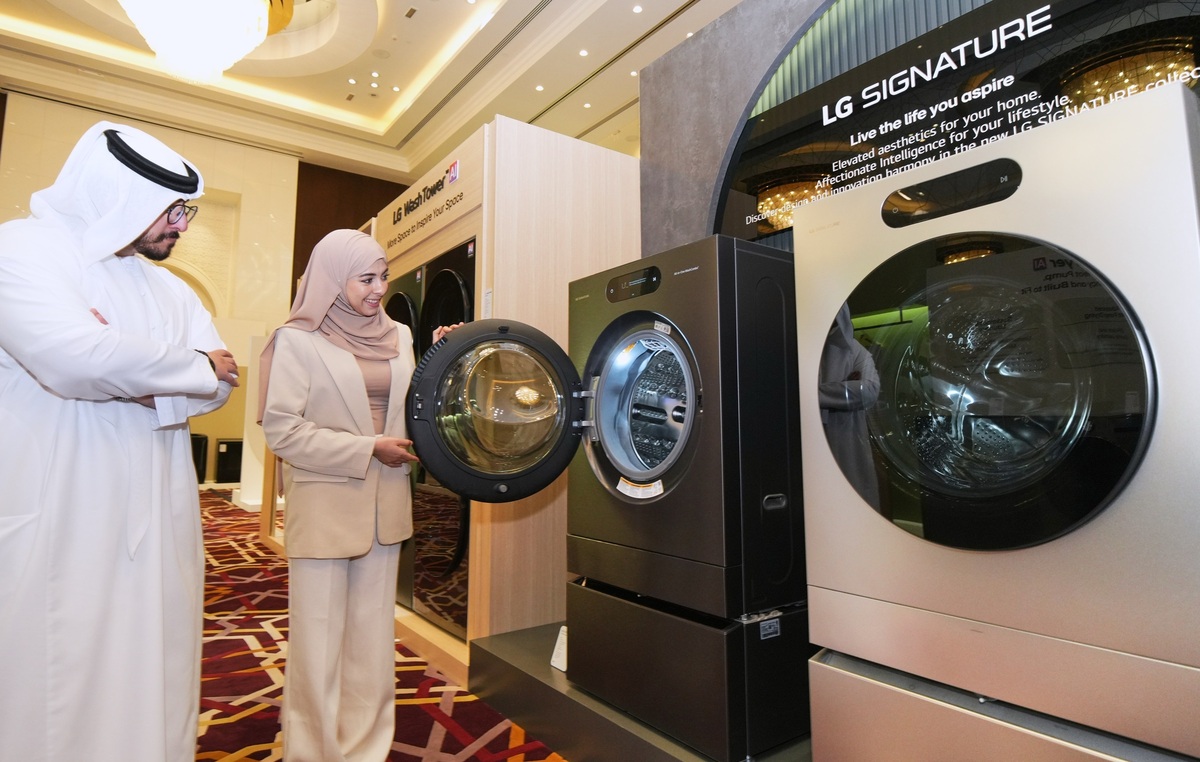 LG 시그니처 대용량 세탁기·건조기. LG전자 제공