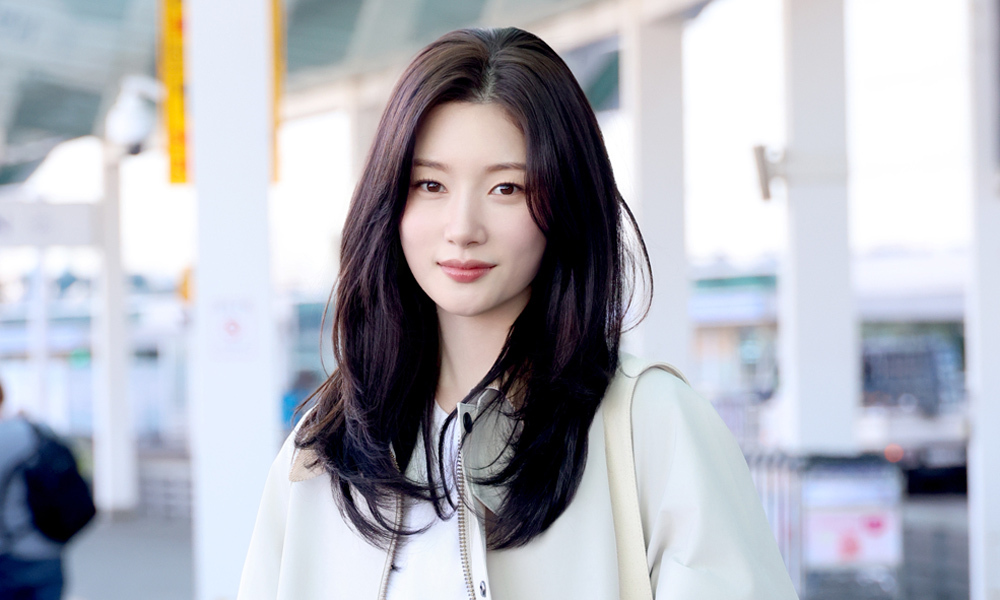 배우 정채연. 자료=바버(Barbour) 제공