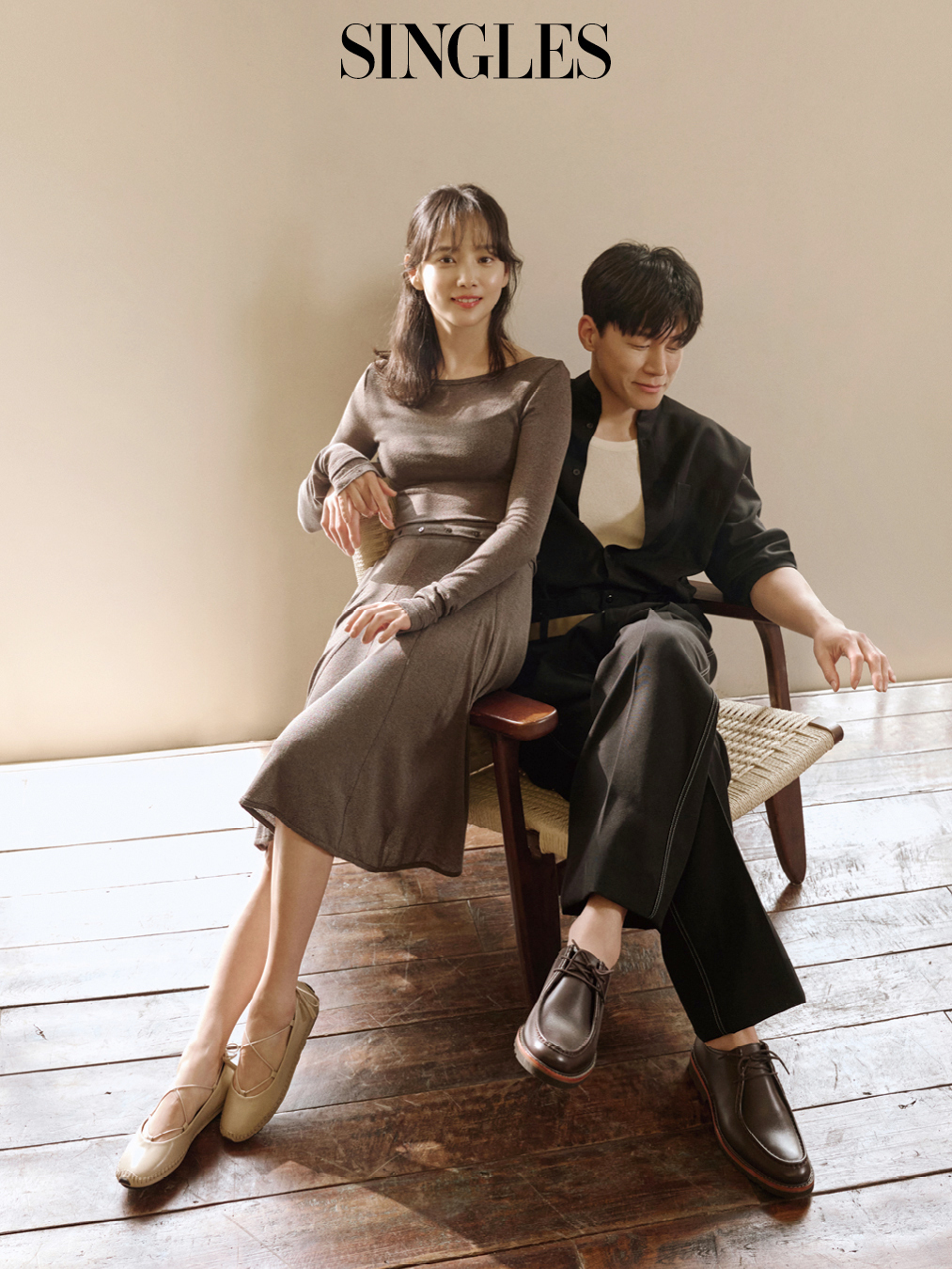 배우 김무열-윤승아 부부 화보 이미지.자료=싱글즈 제공