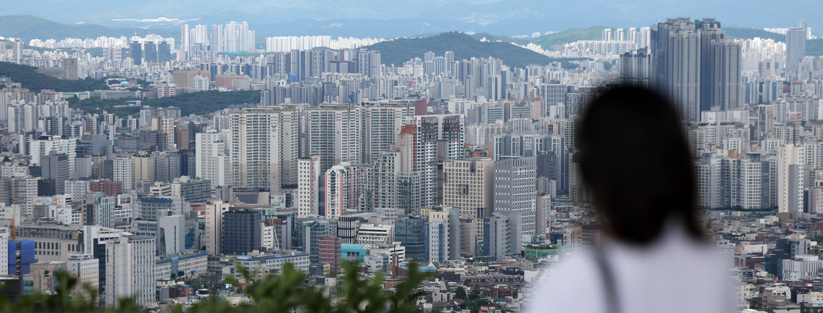서울 도심 아파트 단지의 모습. 뉴시스